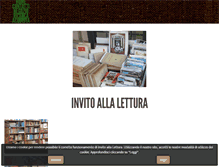 Tablet Screenshot of invitoallalettura.com